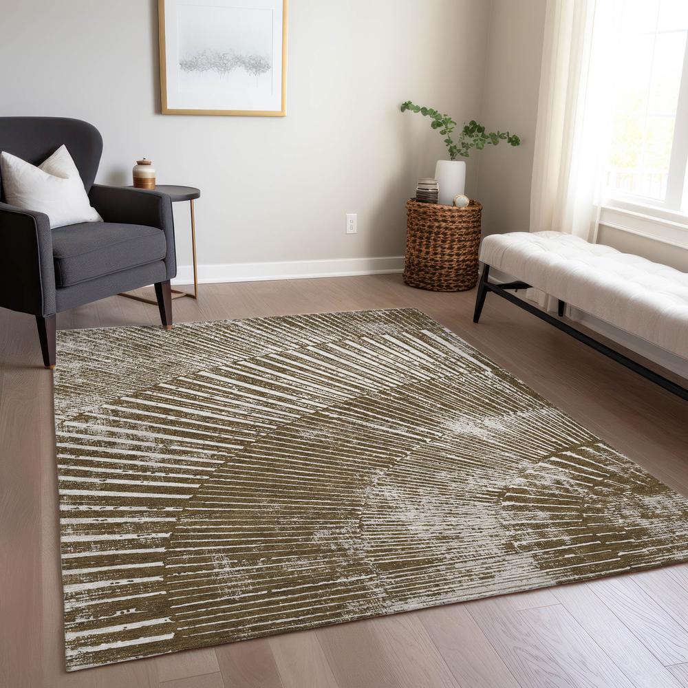 Chantille ACN542 Brown 5' x 7'6" Rug. Picture 8