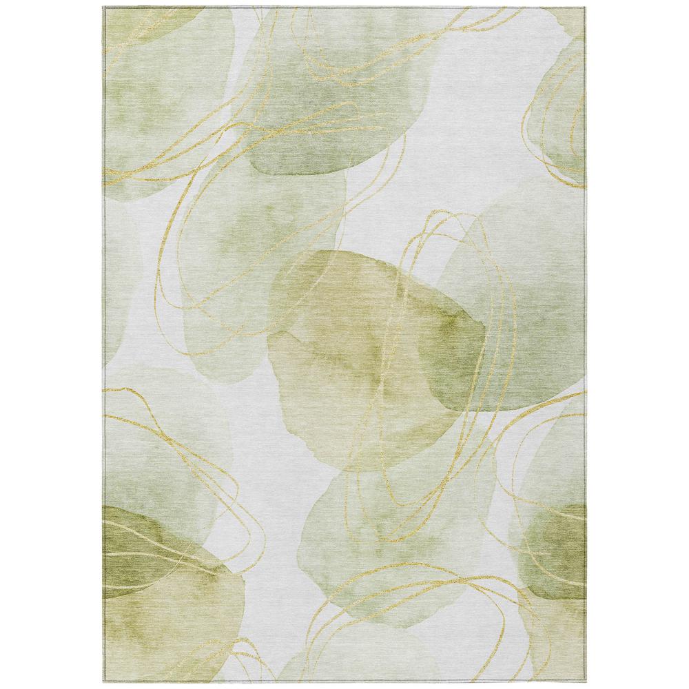 Chantille ACN544 Green 5' x 7'6" Rug. Picture 1