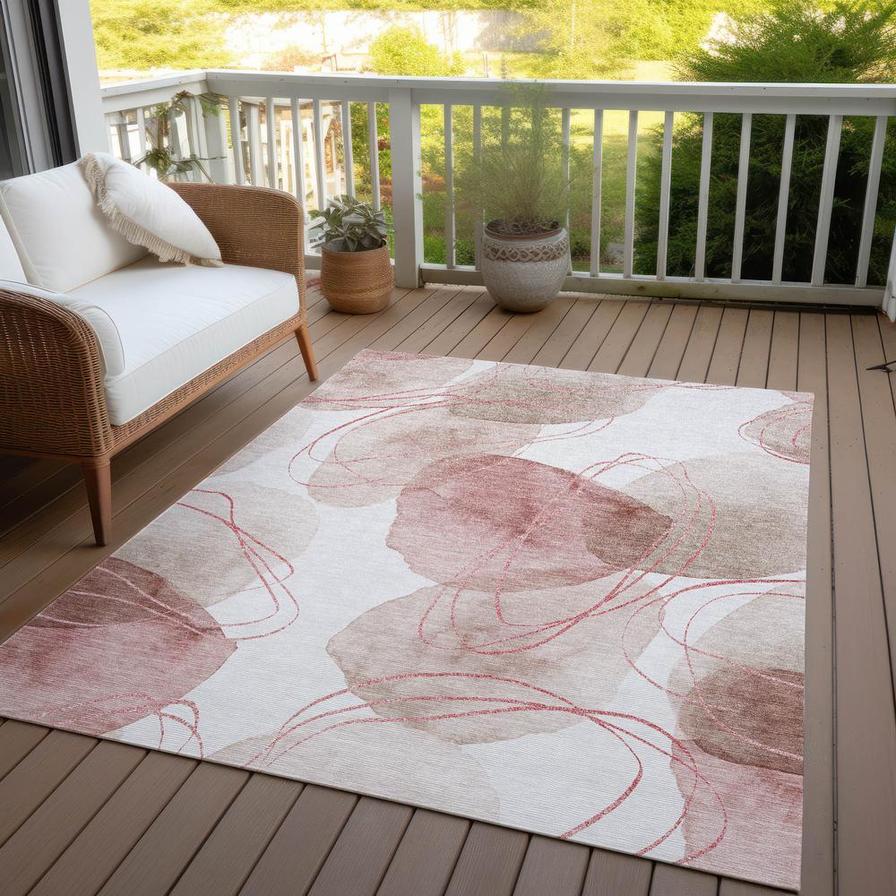 Chantille ACN544 Red 5' x 7'6" Rug. Picture 9