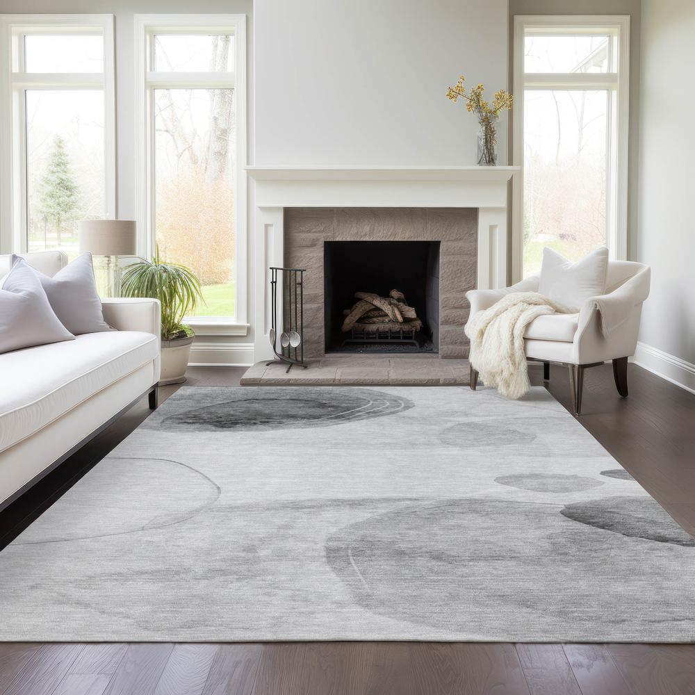 Chantille ACN545 Gray 5' x 7'6" Rug. Picture 7