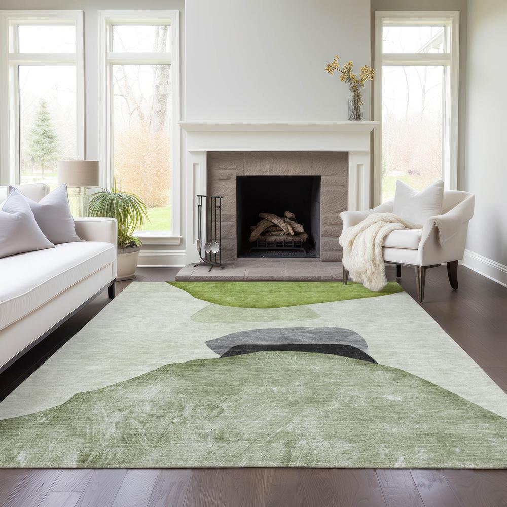 Chantille ACN547 Green 5' x 7'6" Rug. Picture 8