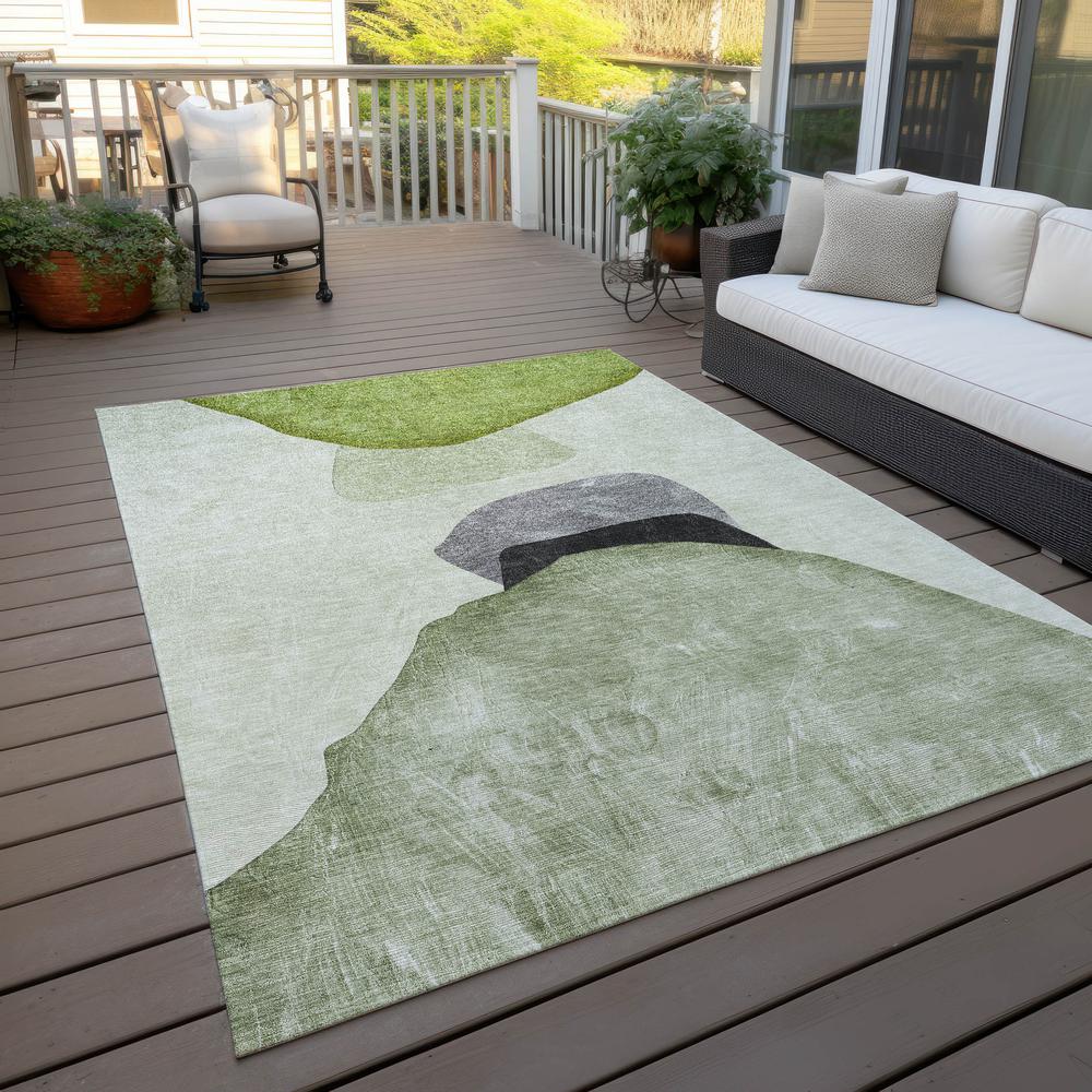 Chantille ACN547 Green 5' x 7'6" Rug. Picture 10