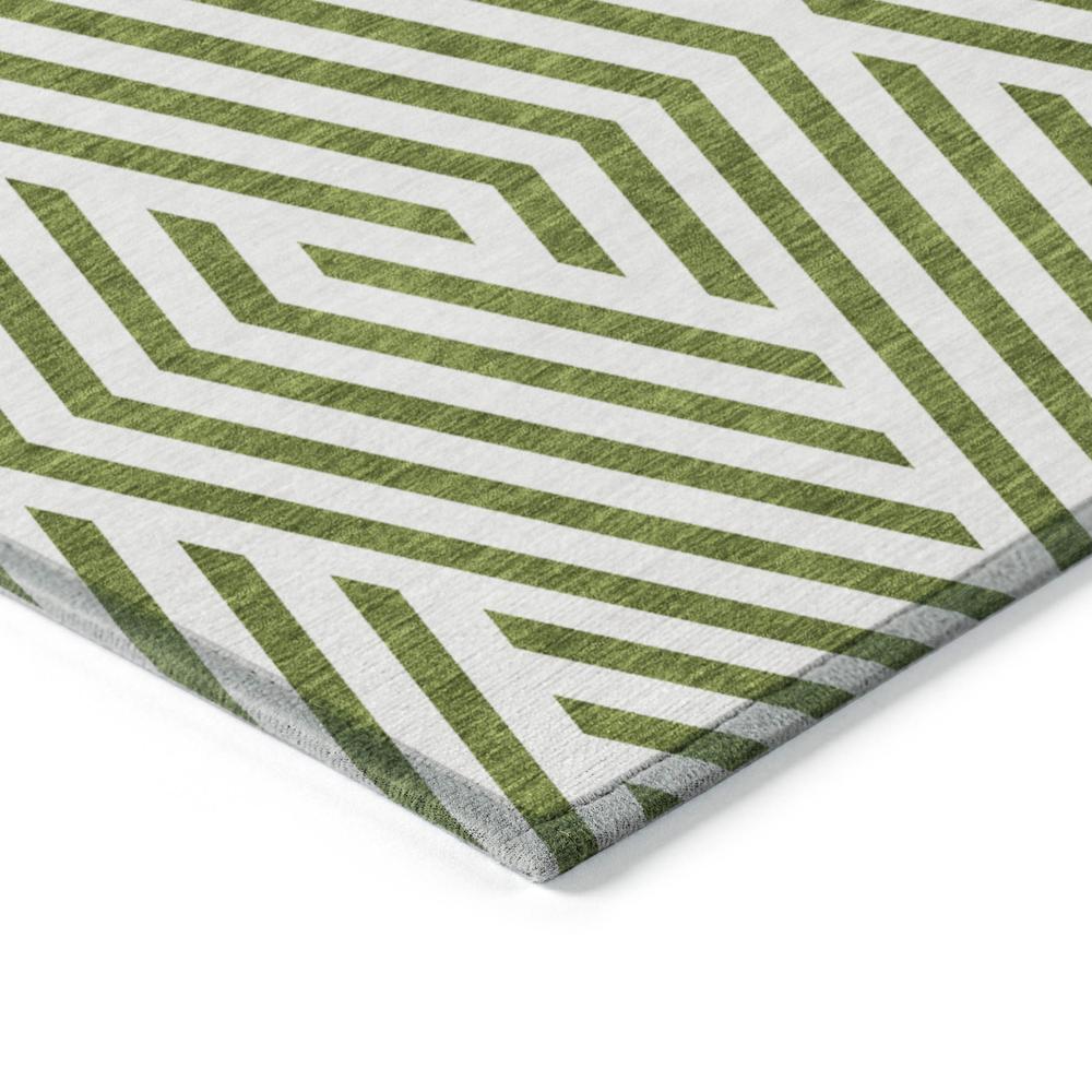 Chantille ACN550 Green 2'6" x 3'10" Rug. Picture 3