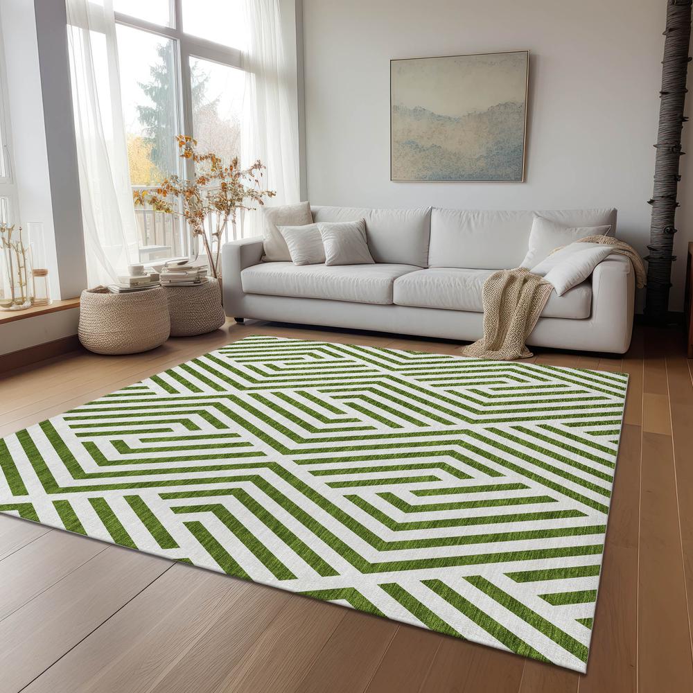 Chantille ACN550 Green 5' x 7'6" Rug. Picture 8