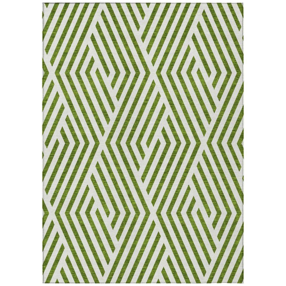 Chantille ACN550 Green 5' x 7'6" Rug. Picture 1