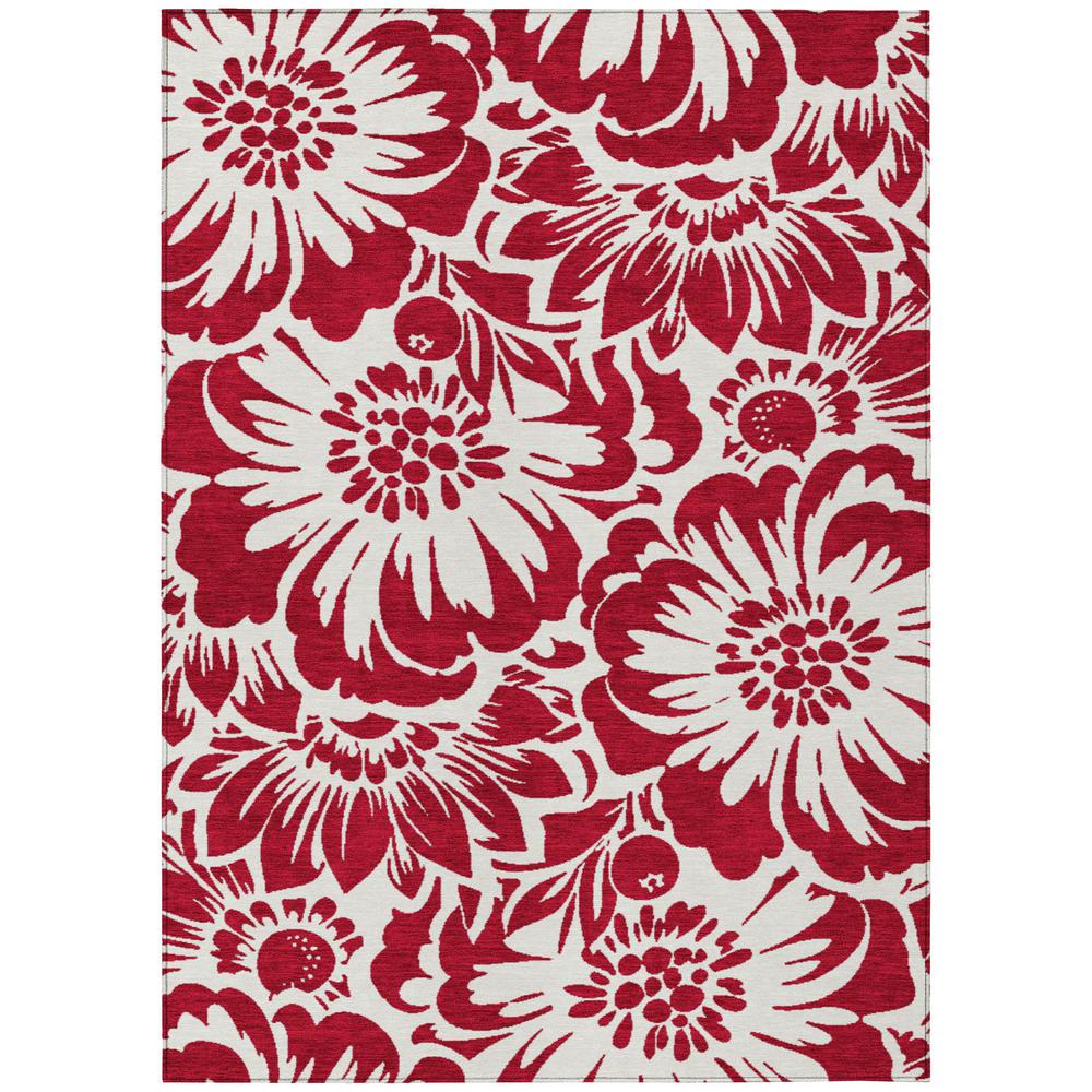 Chantille ACN551 Red 5' x 7'6" Rug. Picture 1