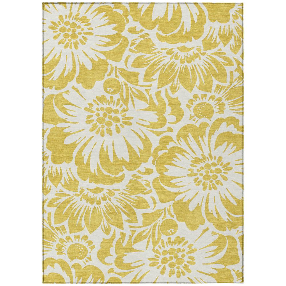 Chantille ACN551 Gold 5' x 7'6" Rug. The main picture.