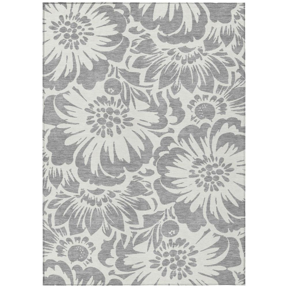 Chantille ACN551 Gray 5' x 7'6" Rug. Picture 1