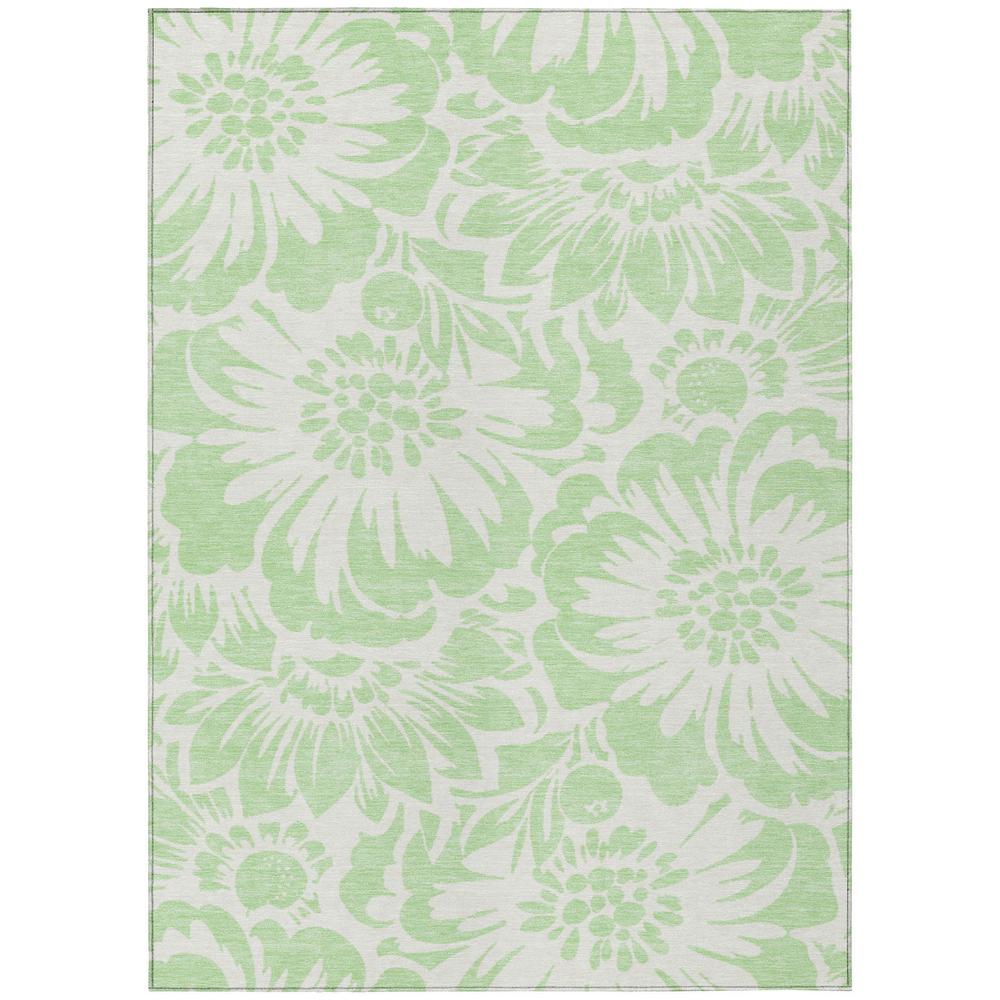 Chantille ACN551 Green 5' x 7'6" Rug. Picture 1