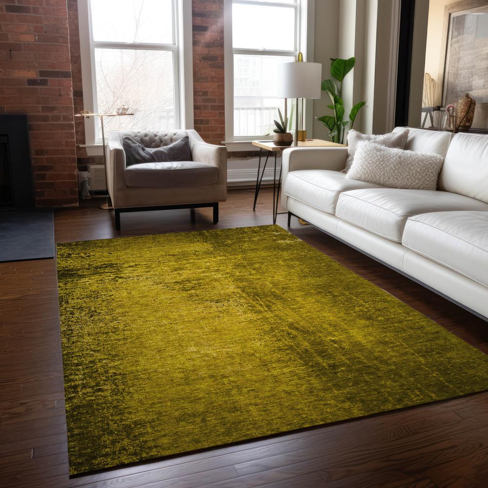 Chantille ACN554 Gold 5' x 7'6" Rug. Picture 6