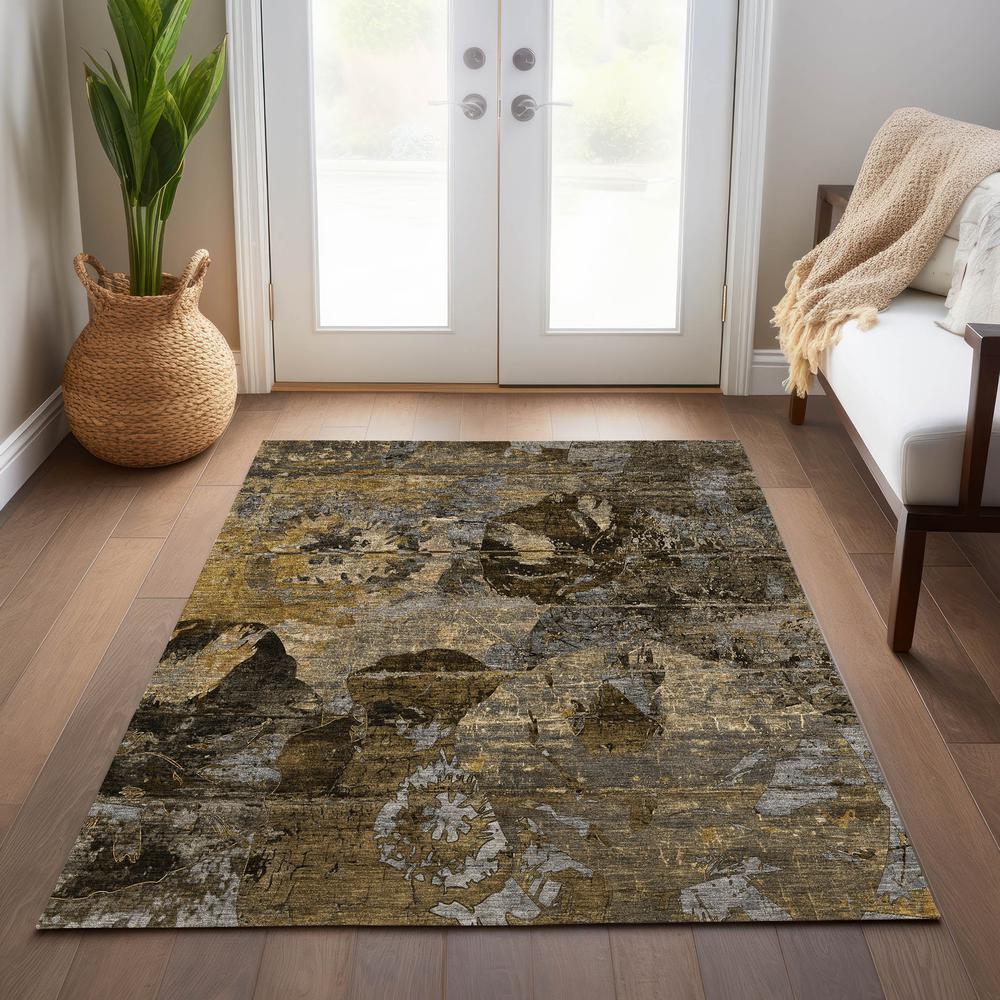 Chantille ACN555 Brown 5' x 7'6" Rug. Picture 7