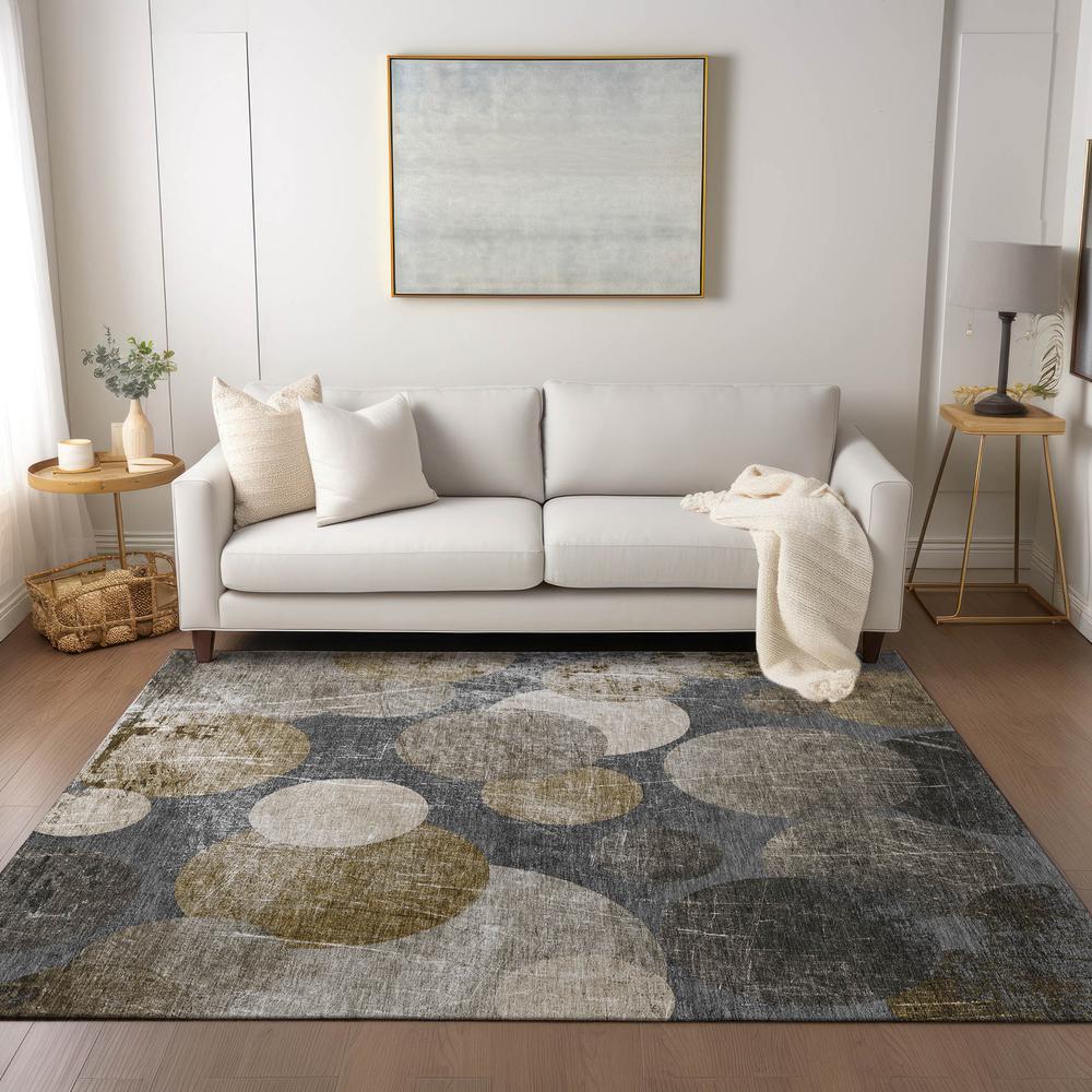 Chantille ACN556 Brown 5' x 7'6" Rug. Picture 6