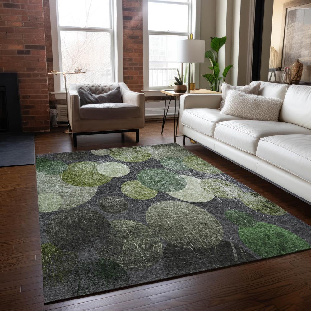 Chantille ACN556 Green 5' x 7'6" Rug. Picture 6