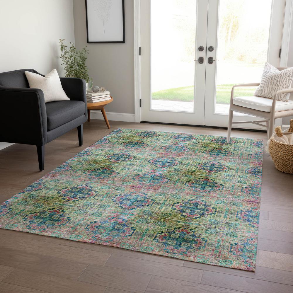 Chantille ACN557 Green 5' x 7'6" Rug. Picture 6