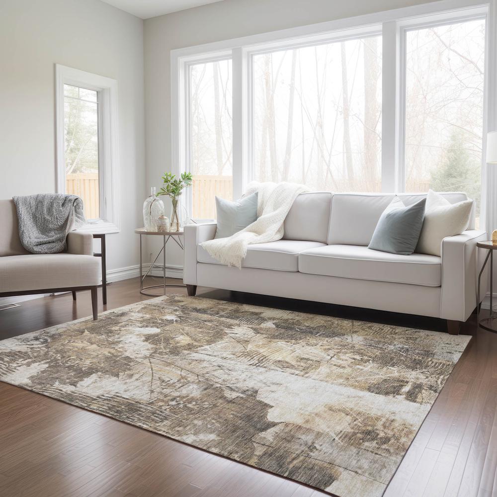 Chantille ACN560 Brown 5' x 7'6" Rug. Picture 6