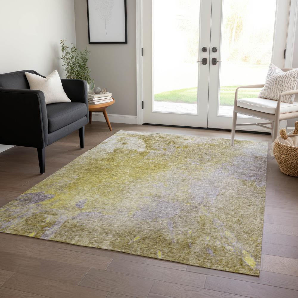 Chantille ACN562 Gold 5' x 7'6" Rug. Picture 6