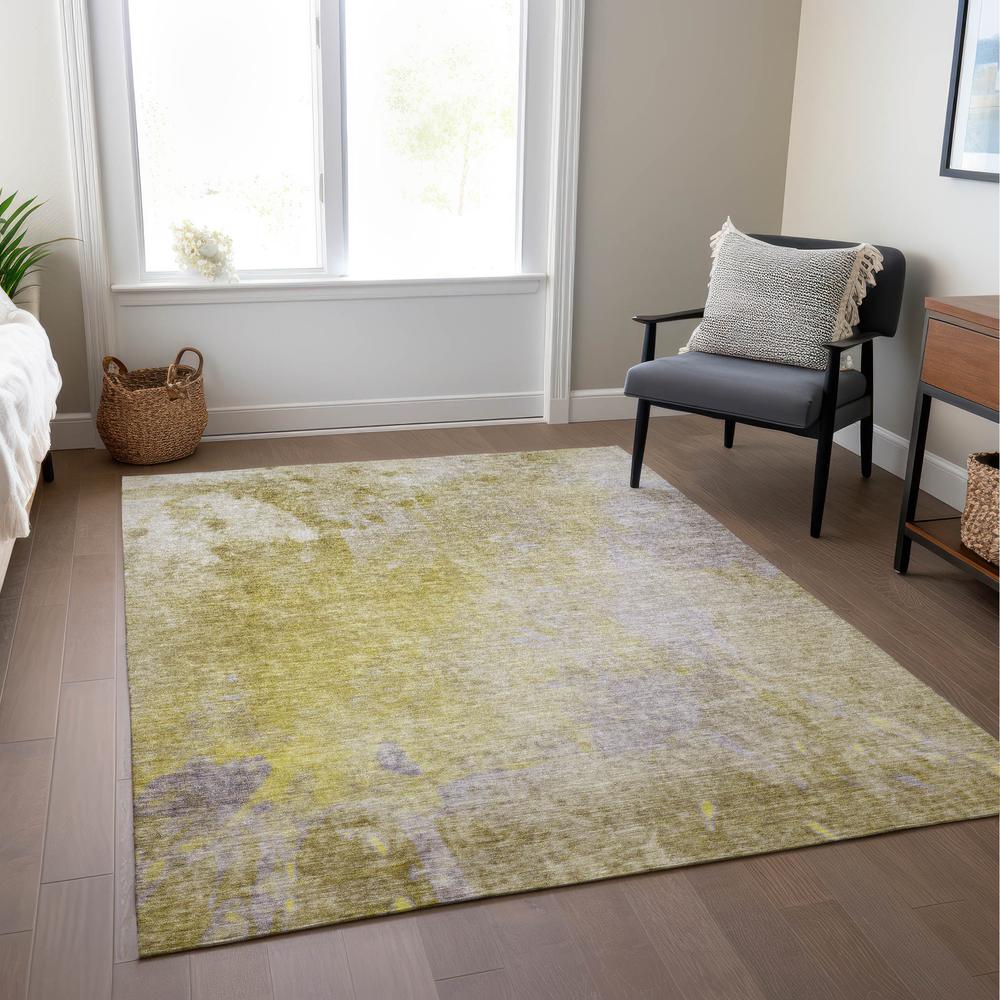 Chantille ACN562 Gold 5' x 7'6" Rug. Picture 7
