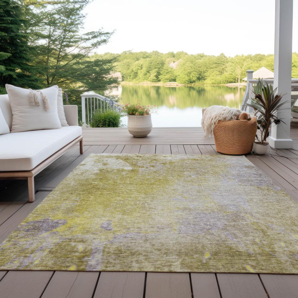Chantille ACN562 Gold 5' x 7'6" Rug. Picture 8