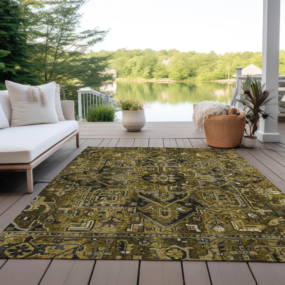 Chantille ACN570 Brown 5' x 7'6" Rug. Picture 8