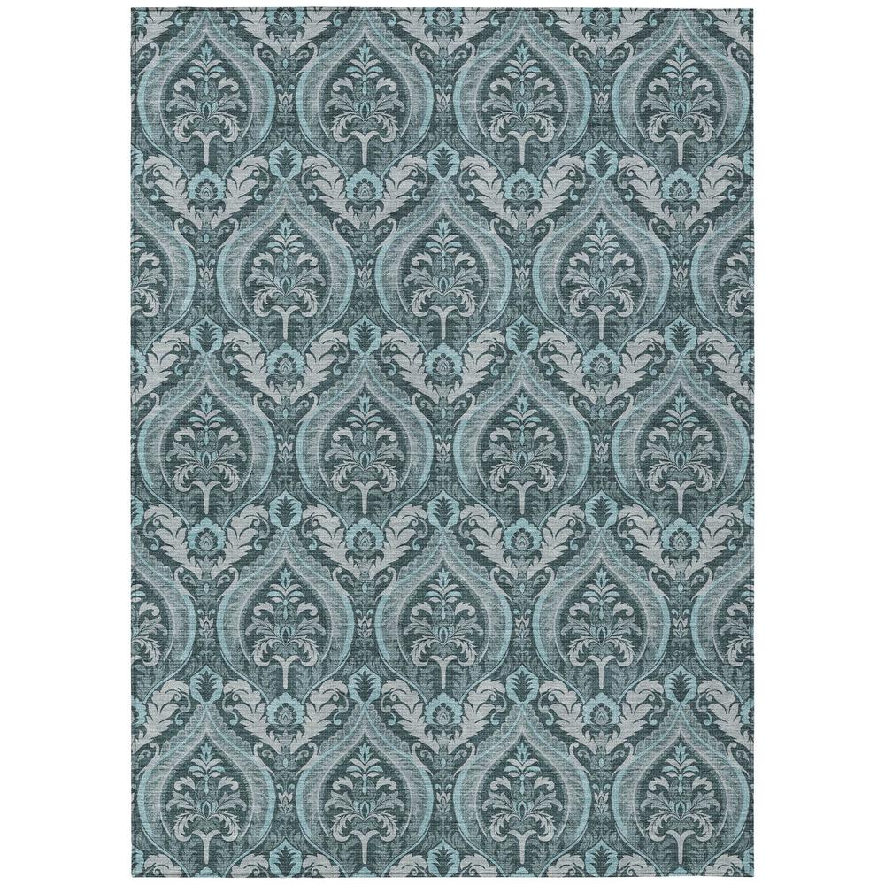 Chantille ACN572 Teal 5' x 7'6" Rug. Picture 1