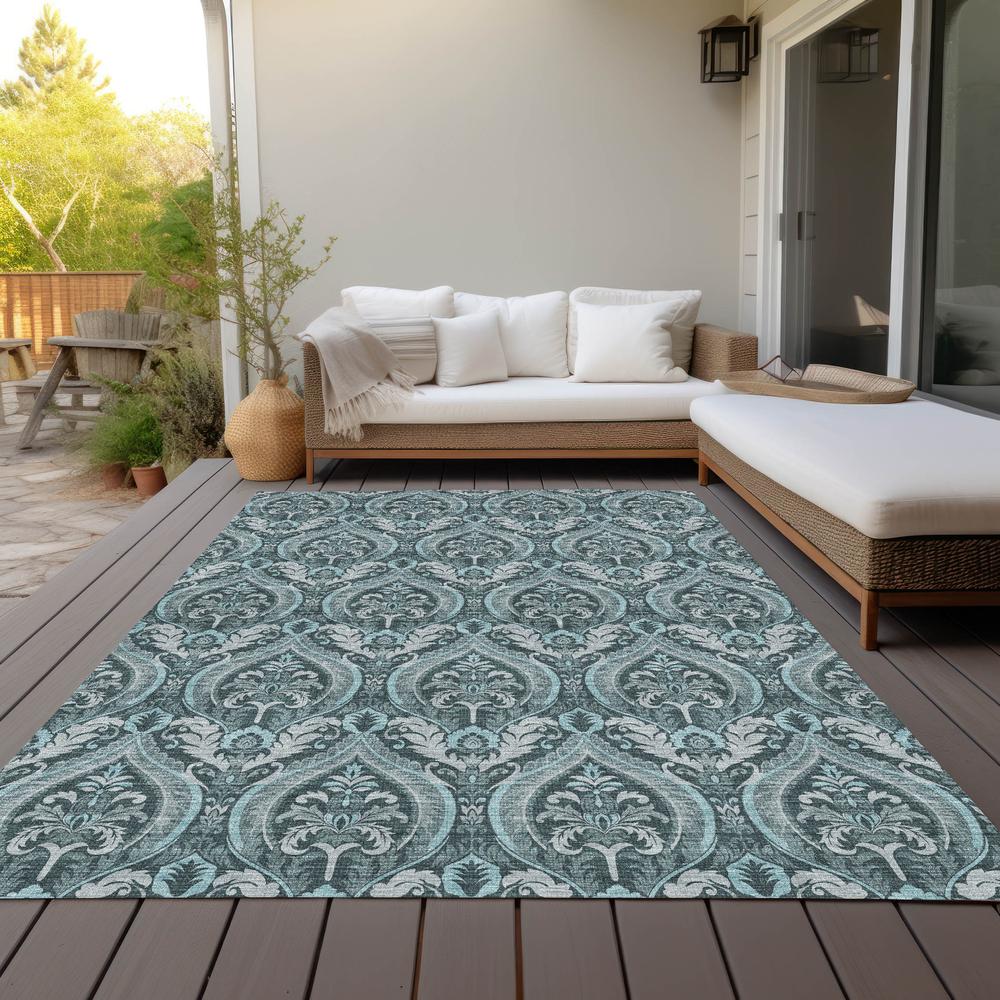 Chantille ACN572 Teal 5' x 7'6" Rug. Picture 9
