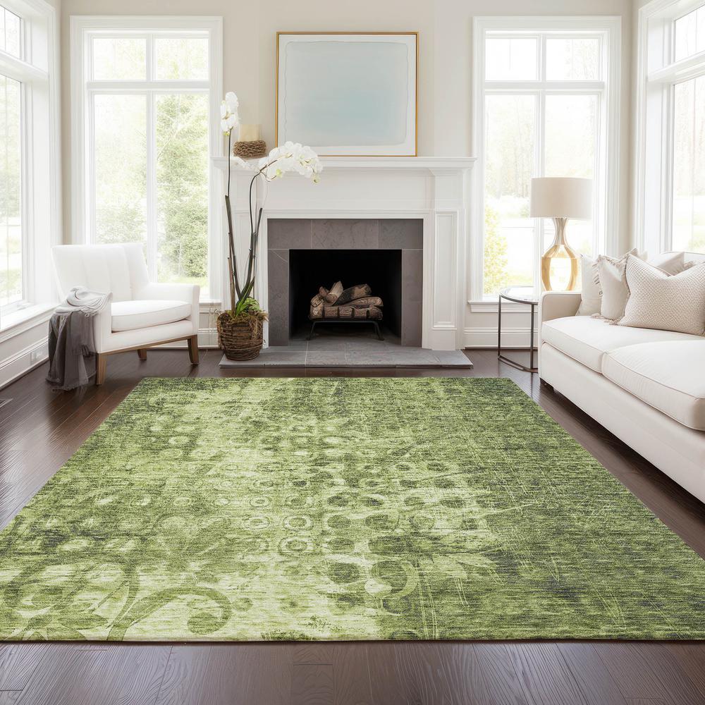 Chantille ACN577 Green 5' x 7'6" Rug. Picture 6