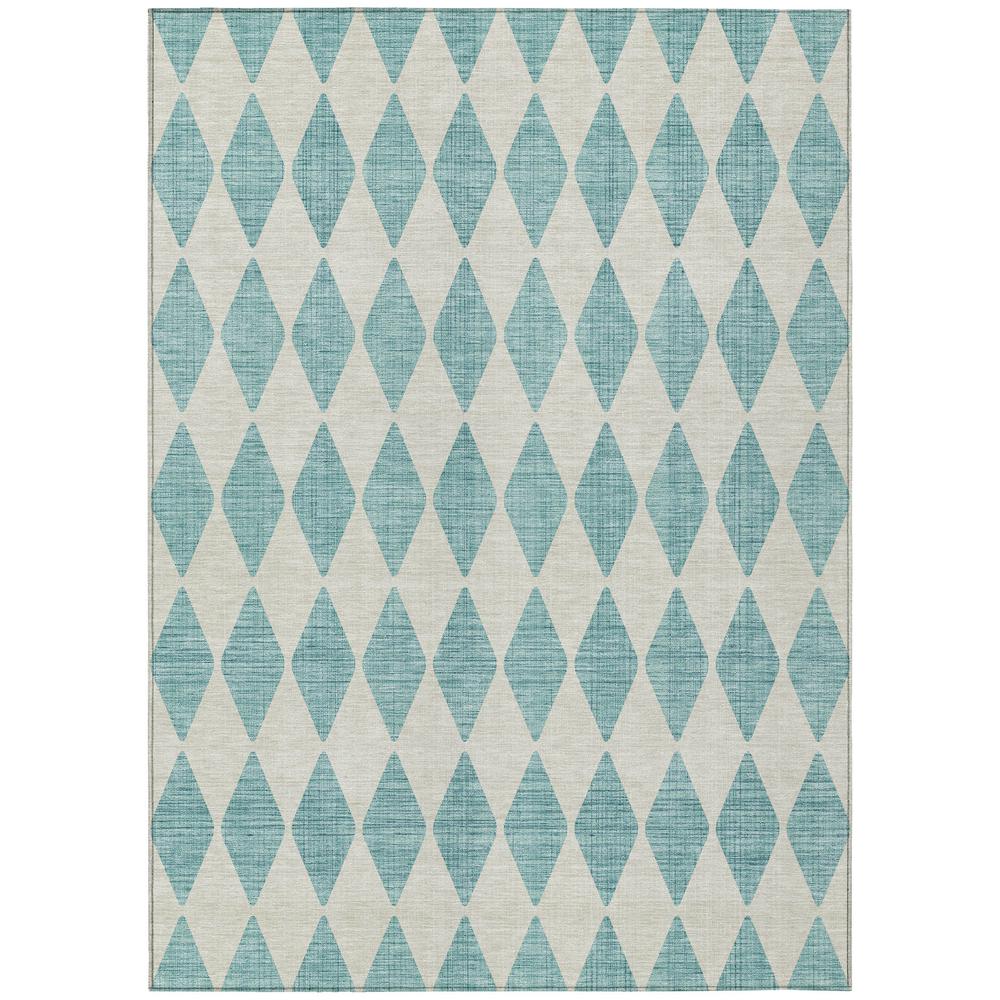 Chantille ACN578 Teal 5' x 7'6" Rug. Picture 1