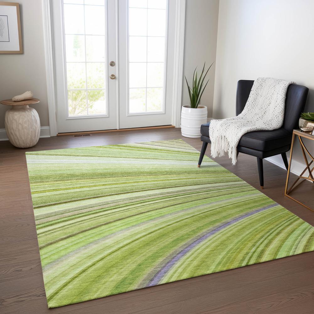 Chantille ACN585 Green 5' x 7'6" Rug. Picture 6