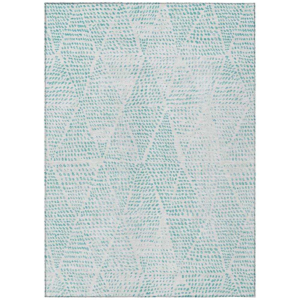 Chantille ACN591 Teal 5' x 7'6" Rug. Picture 1