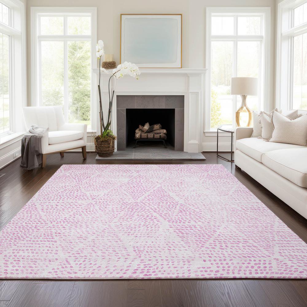 Chantille ACN591 Pink 5' x 7'6" Rug. Picture 6
