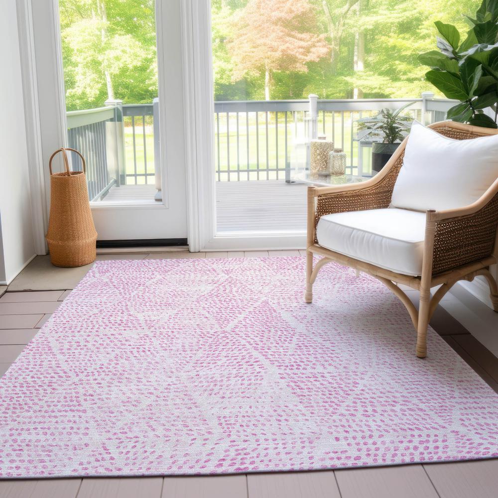 Chantille ACN591 Pink 5' x 7'6" Rug. Picture 7