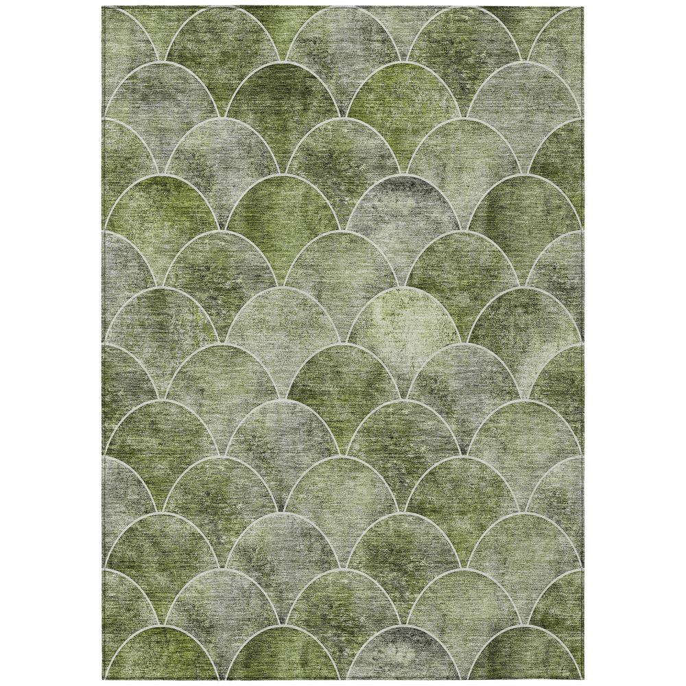 Chantille ACN594 Green 5' x 7'6" Rug. Picture 1