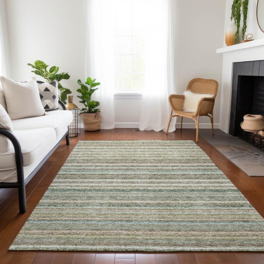 Chantille ACN598 Green 5' x 7'6" Rug. Picture 7