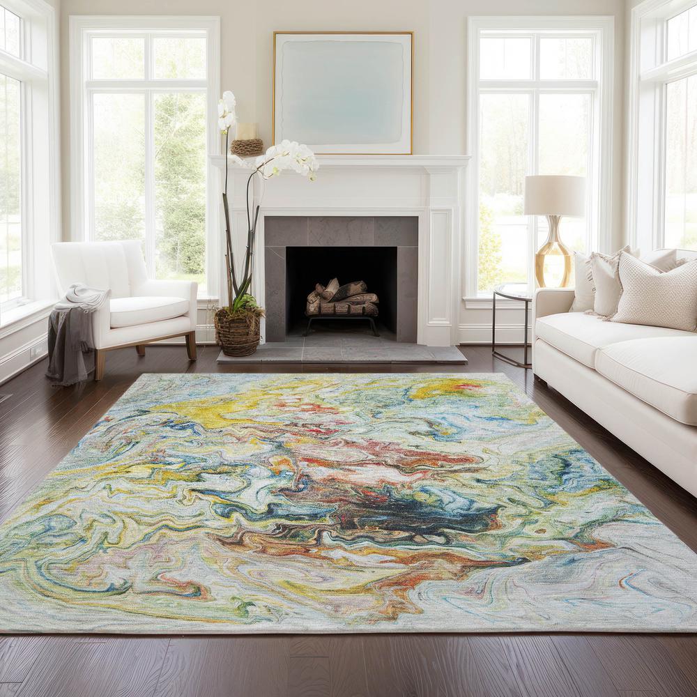 Chantille ACN603 Ivory 5' x 7'6" Rug. Picture 6