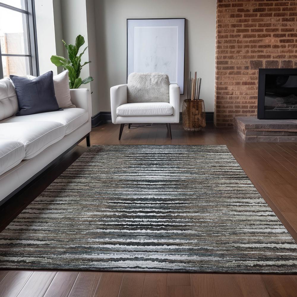 Chantille ACN604 Brown 5' x 7'6" Rug. Picture 6