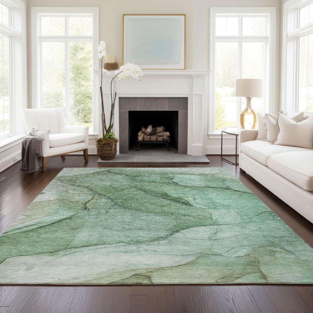 Chantille ACN607 Green 5' x 7'6" Rug. Picture 6