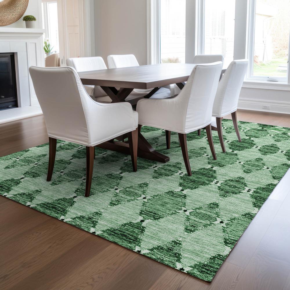 Chantille ACN610 Green 5' x 7'6" Rug. Picture 6