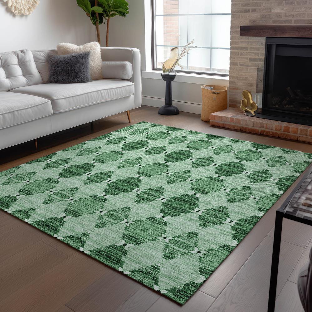 Chantille ACN610 Green 5' x 7'6" Rug. Picture 7