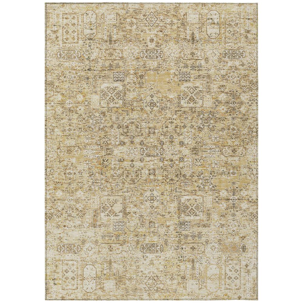 Chantille ACN611 Gold 5' x 7'6" Rug. Picture 1