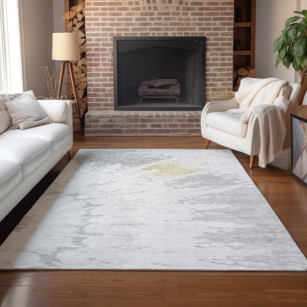 Chantille ACN614 Gray 5' x 7'6" Rug. Picture 6