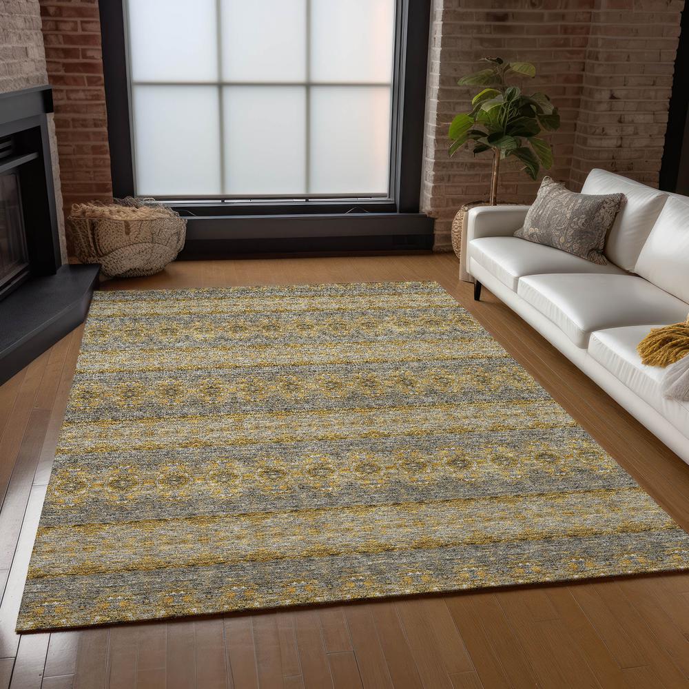 Chantille ACN615 Gold 5' x 7'6" Rug. Picture 7