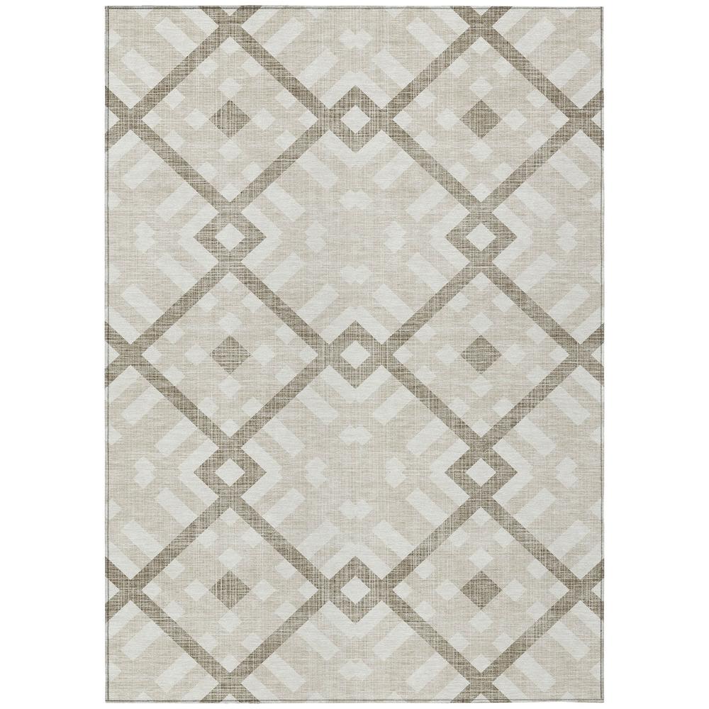 Chantille ACN616 Brown 5' x 7'6" Rug. Picture 1