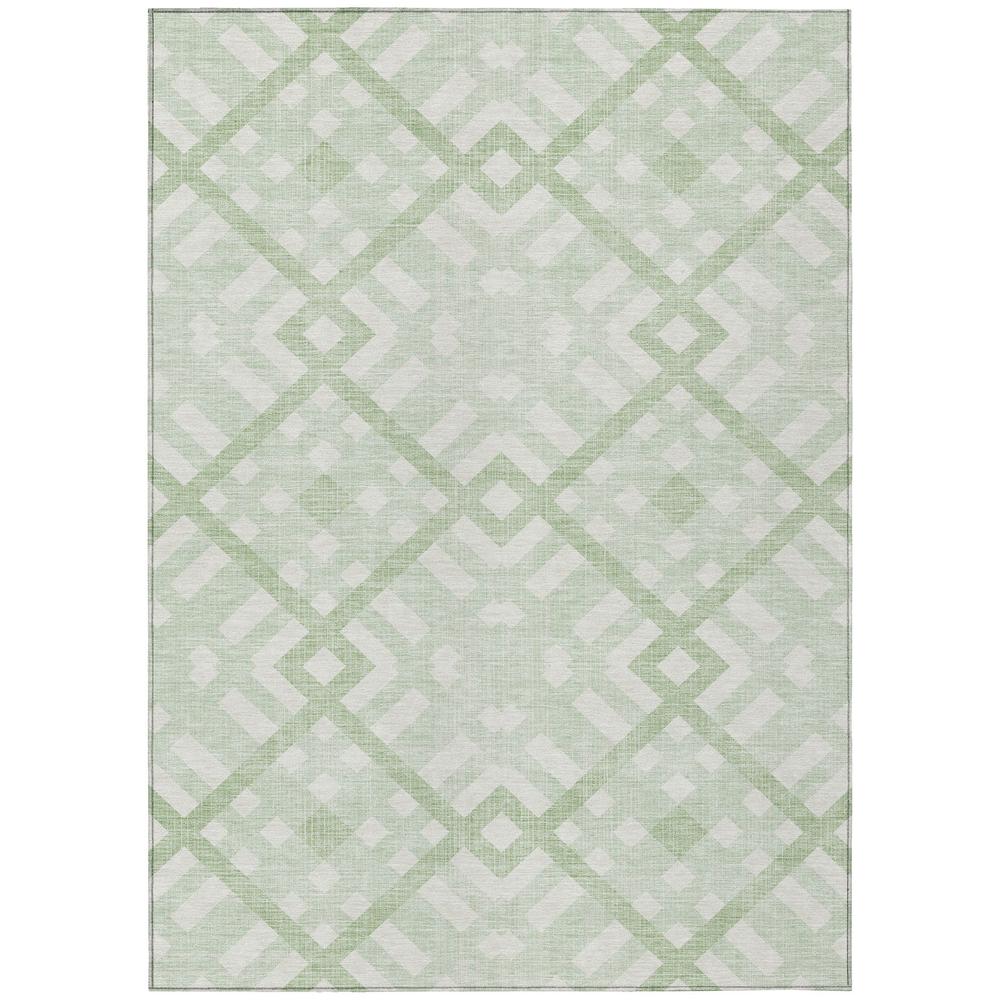 Chantille ACN616 Green 5' x 7'6" Rug. Picture 1