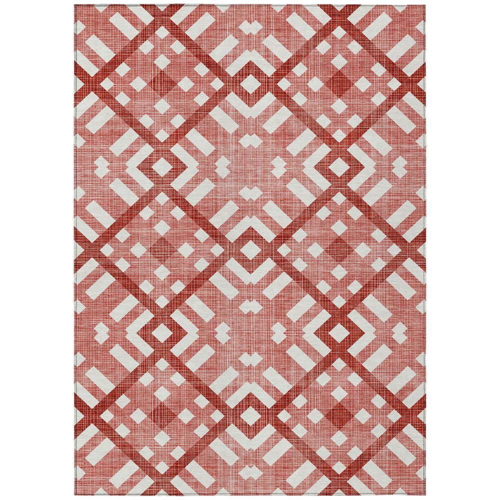 Chantille ACN616 Red 5' x 7'6" Rug. Picture 1