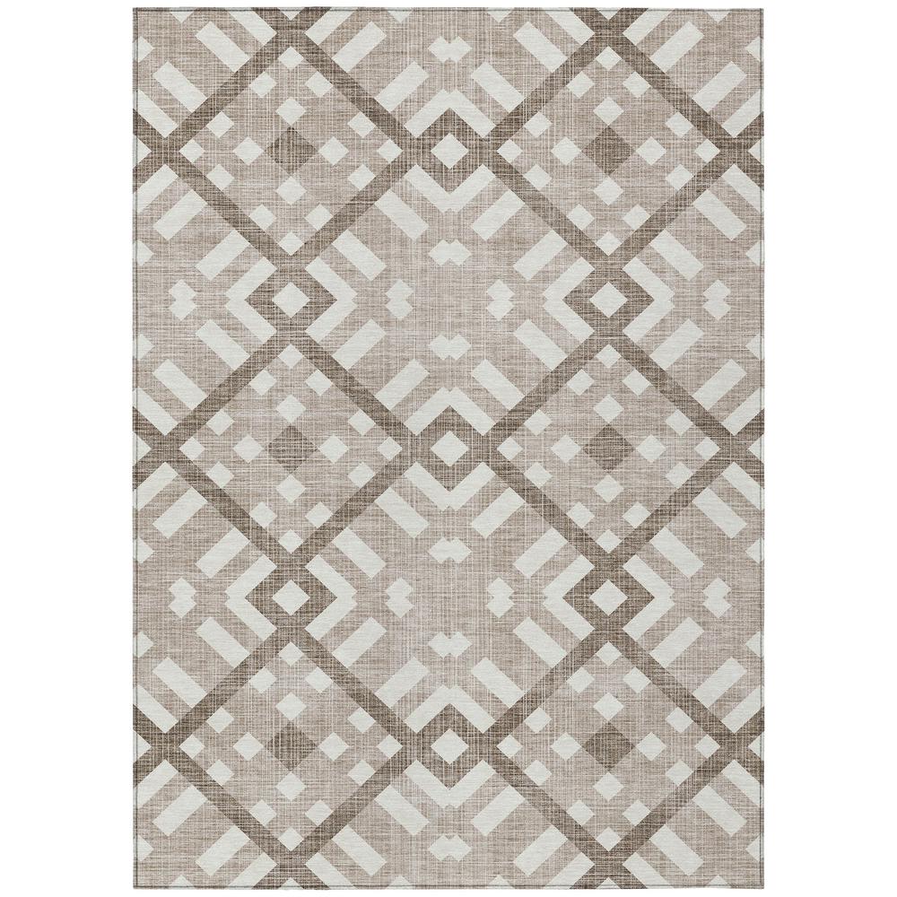 Chantille ACN616 Brown 5' x 7'6" Rug. Picture 1