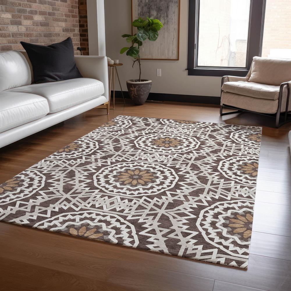 Chantille ACN619 Brown 5' x 7'6" Rug. Picture 6