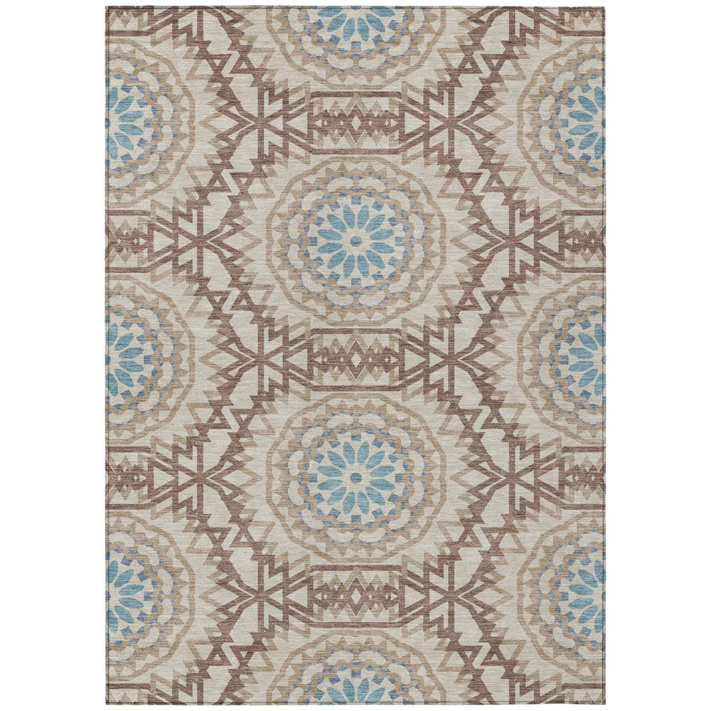 Chantille ACN619 Brown 5' x 7'6" Rug. Picture 1
