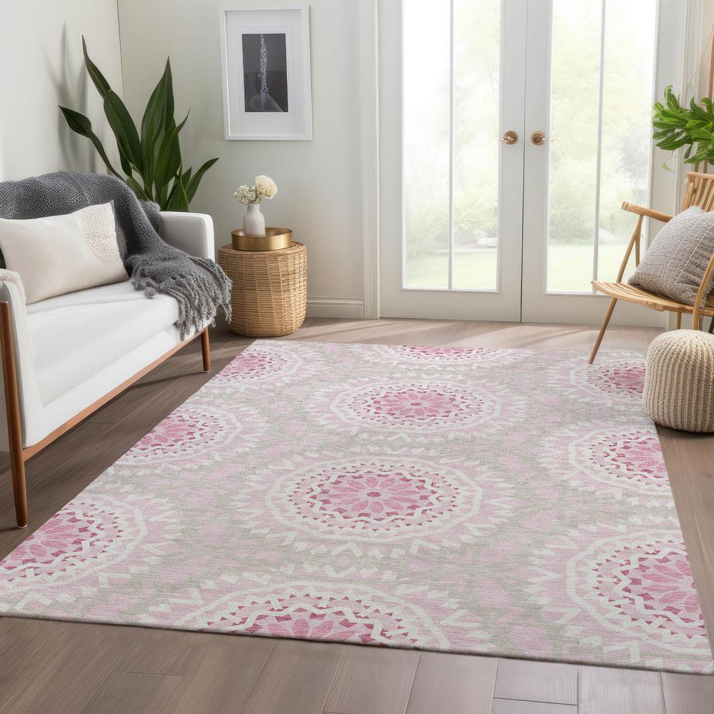 Chantille ACN619 Pink 5' x 7'6" Rug. Picture 6