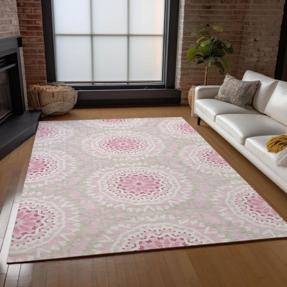 Chantille ACN619 Pink 5' x 7'6" Rug. Picture 7