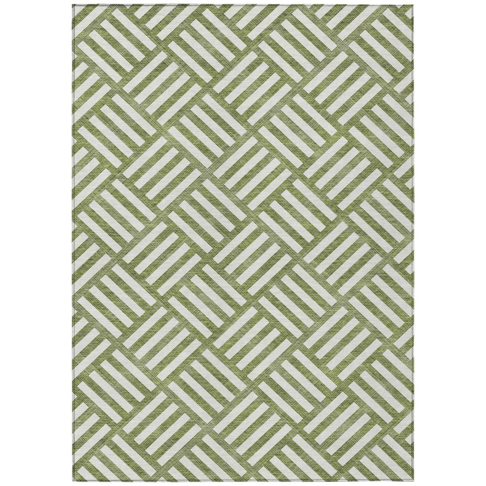 Chantille ACN620 Green 5' x 7'6" Rug. Picture 1